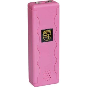 SAL Stun Gun with Alarm, 95 Million Volts, 4.8 Milliamps, 120 dB Personal Alarm, 120 Lumen Flashlight, Rechargeable, Compact Design for Runners and Everyday Carry, Multiple Colors