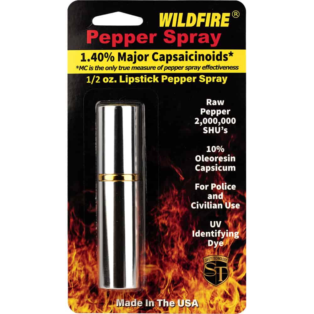 WildFire Lipstick Pepper Spray for Women, 1.4% Max Strength MC, UV Marking Dye, Discreet Makeup Disguise, Purse or Pocket Size Self-Defense - Image 9