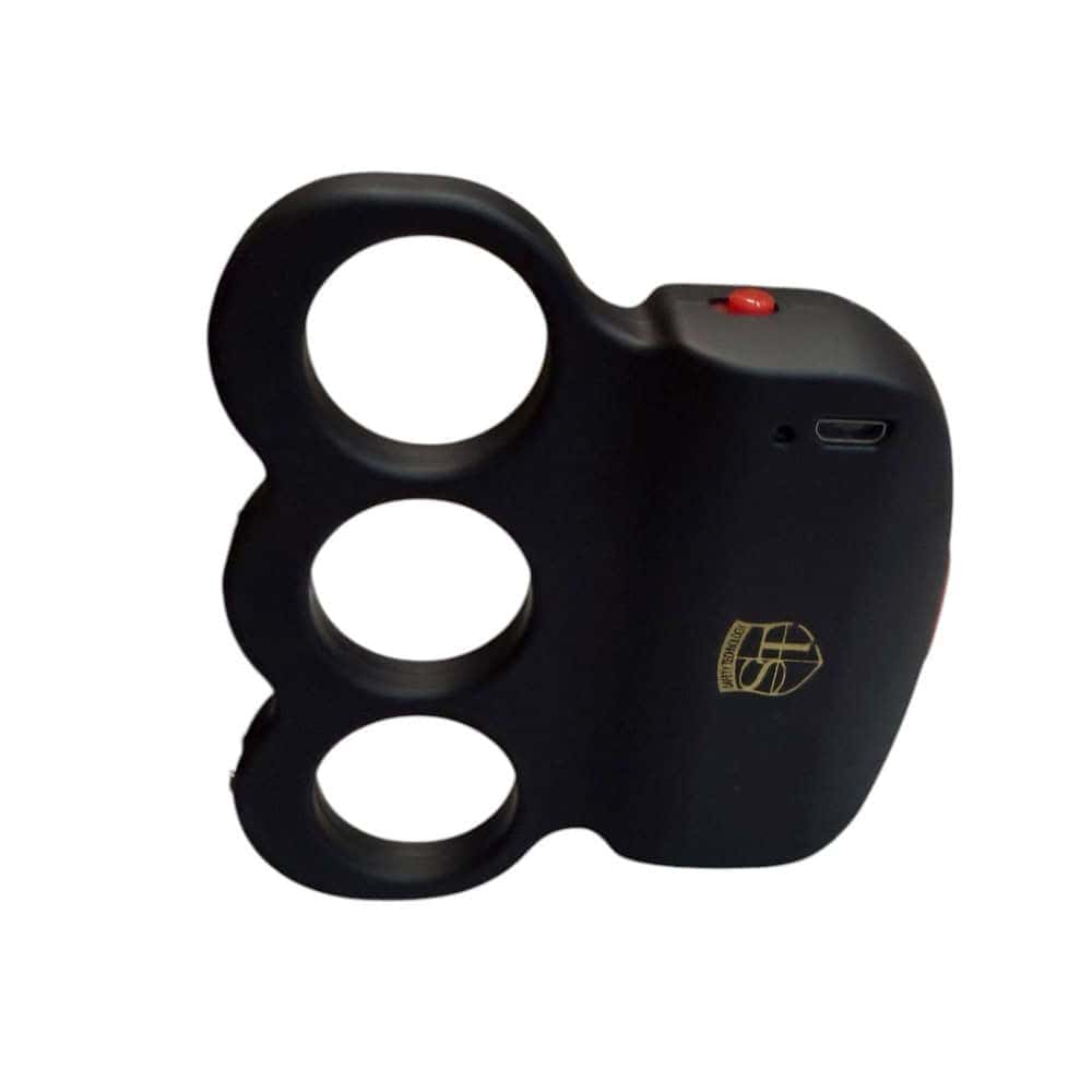 Three Finger Grip Stun Gun — Squeeze-to-Fire Activation, Ergonomic Palm Fit, Built-In Safety, Wrist Strap, Rechargeable, Compact Non-Lethal Self-Defense - Image 2