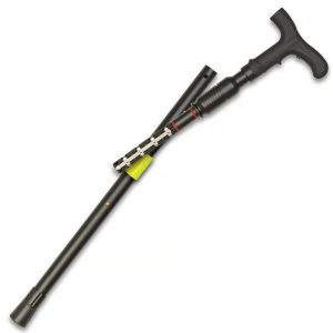 ZAP Covert Cane Stun Gun – 1 Million Volts, 114-Lumen Flashlight